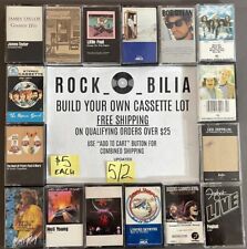 ALL $5 60s-70s ROCK/PSYCH BUY 5 GET  BUILD YOUR CASSETTE TAPE LOT picture