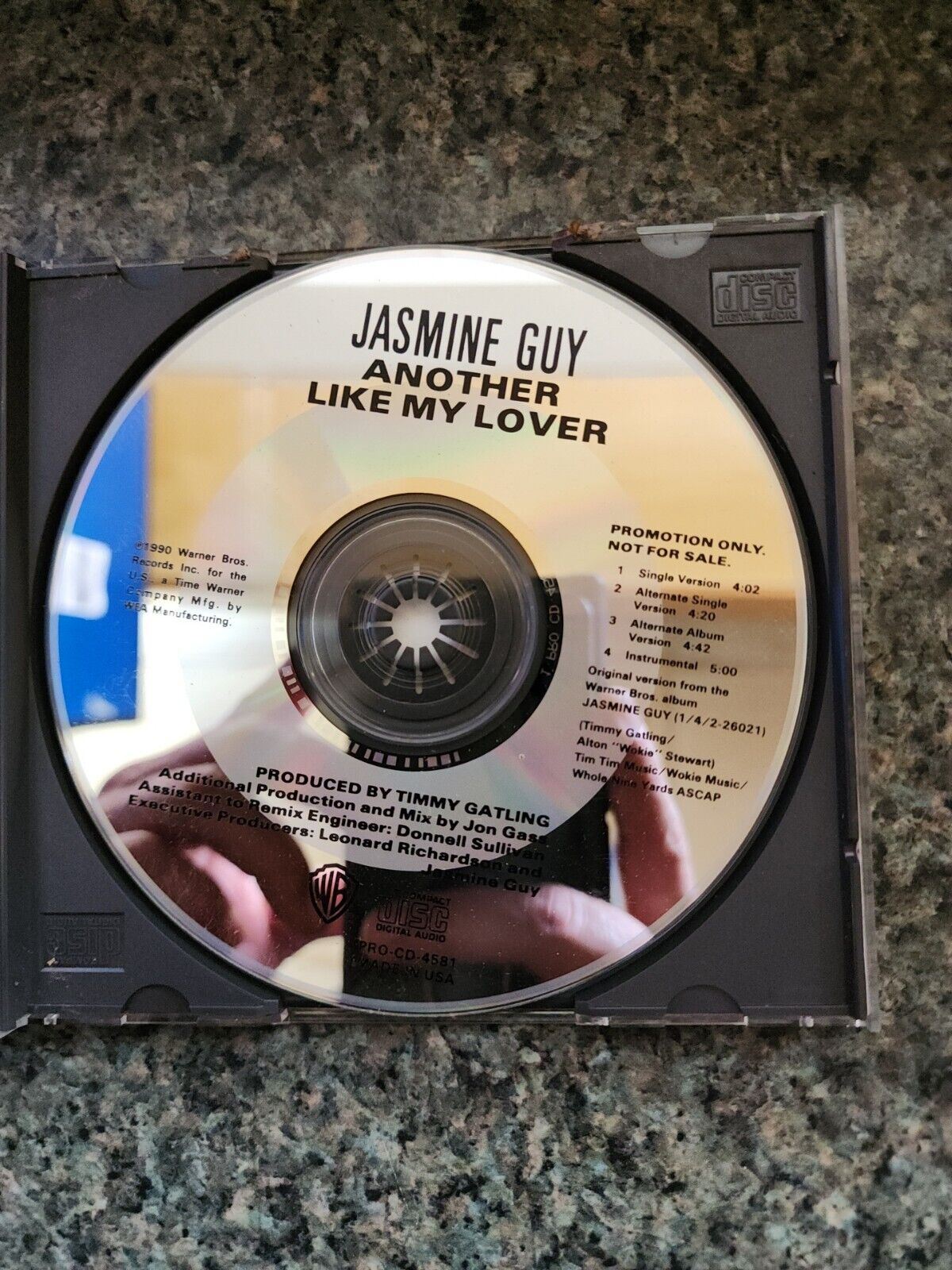 Jasmine Guy - Another like my lover- Promo CD - rare - Remix c480