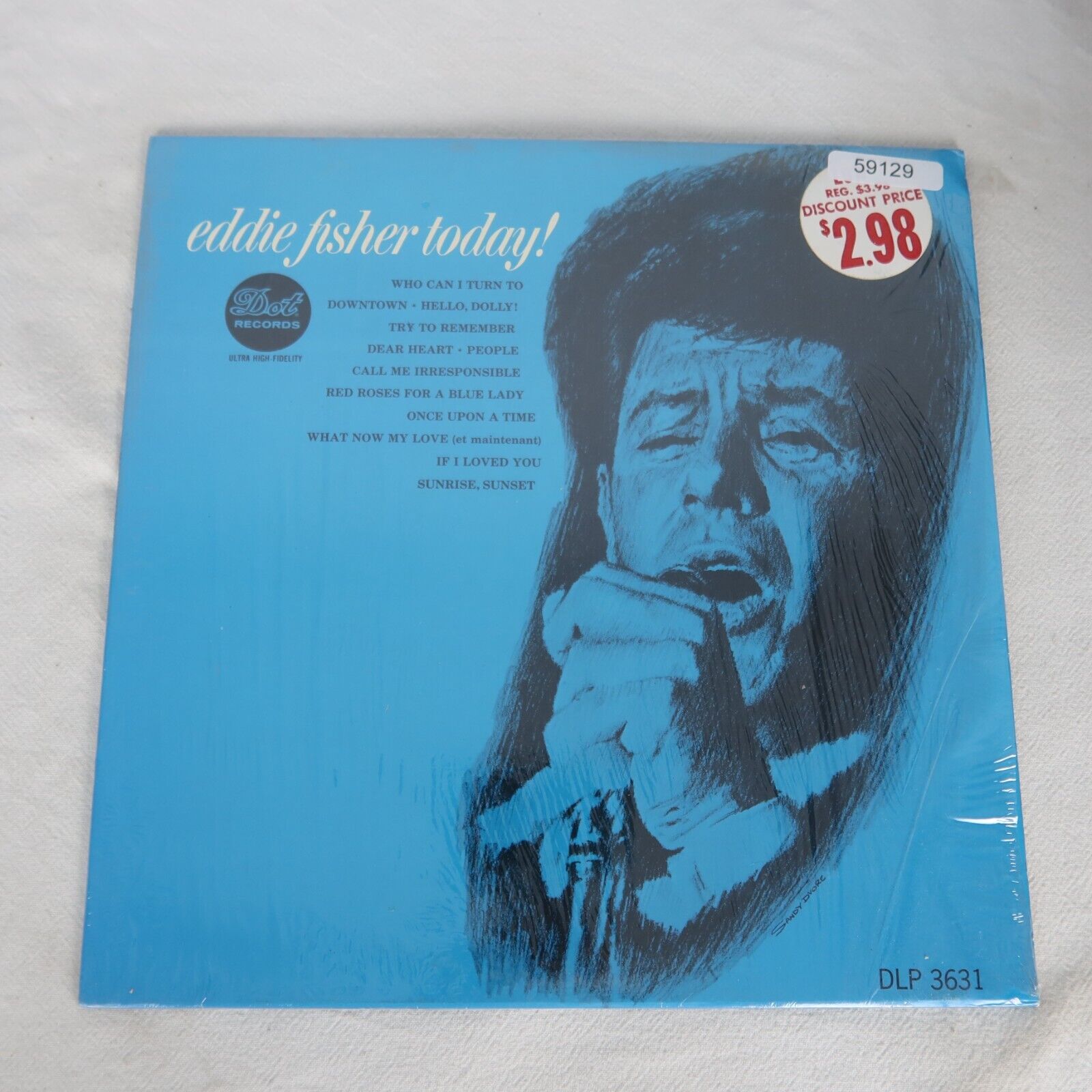 Eddie Fisher Today w/ Shrink LP Vinyl Record Album