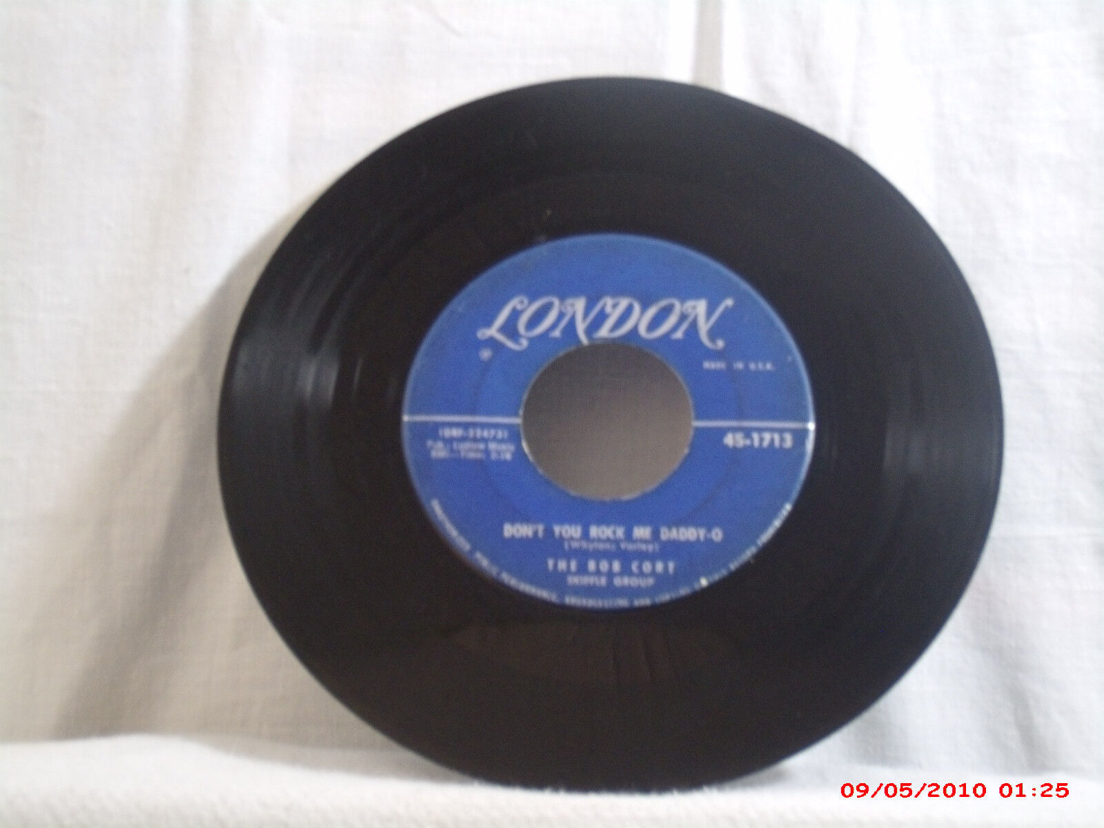 THE BOB CORT SKIFFLE GROUP-i-(45)-DON\'T YOU ROCK ME DADDY-O /--LONDON 1713 -1957
