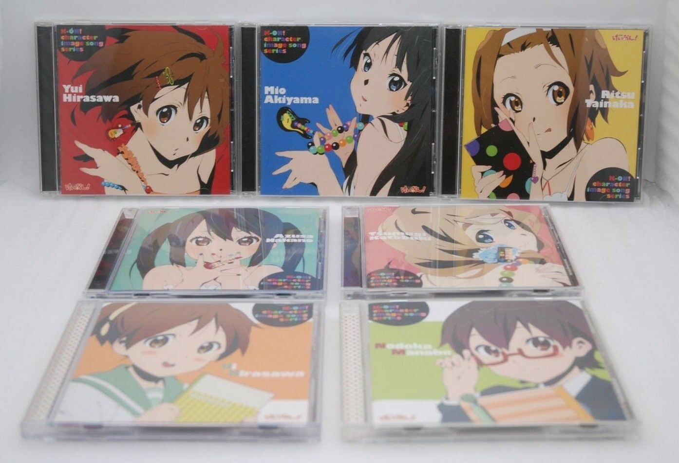 K-ON Character Image Songs CD 1st Part 7CDs Set Japan Yui Hirasawa Mio Akiyama
