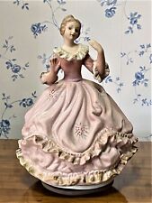 Vintage Music Box Lady Figurine ~ Musical Museum ~ A Song of Love is a Sad Song picture