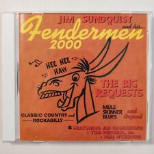 THE BIG REQUESTS CD Jim Sundquist and his Fendermen 2000   * Signed x3 Insert *  picture