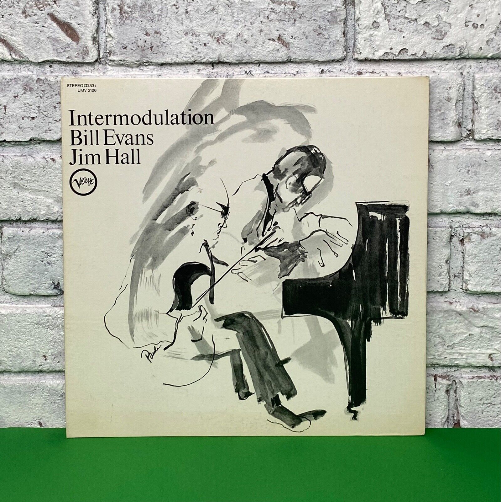 Vintage Intermodulation Bill Evans -Jim Hall Verve LP UMV2106 Japan Press Record