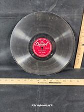 Vintage Capitol 10in 78 Record Tex Ritter Rye Whiskey/Boll Wevil Song Plays picture