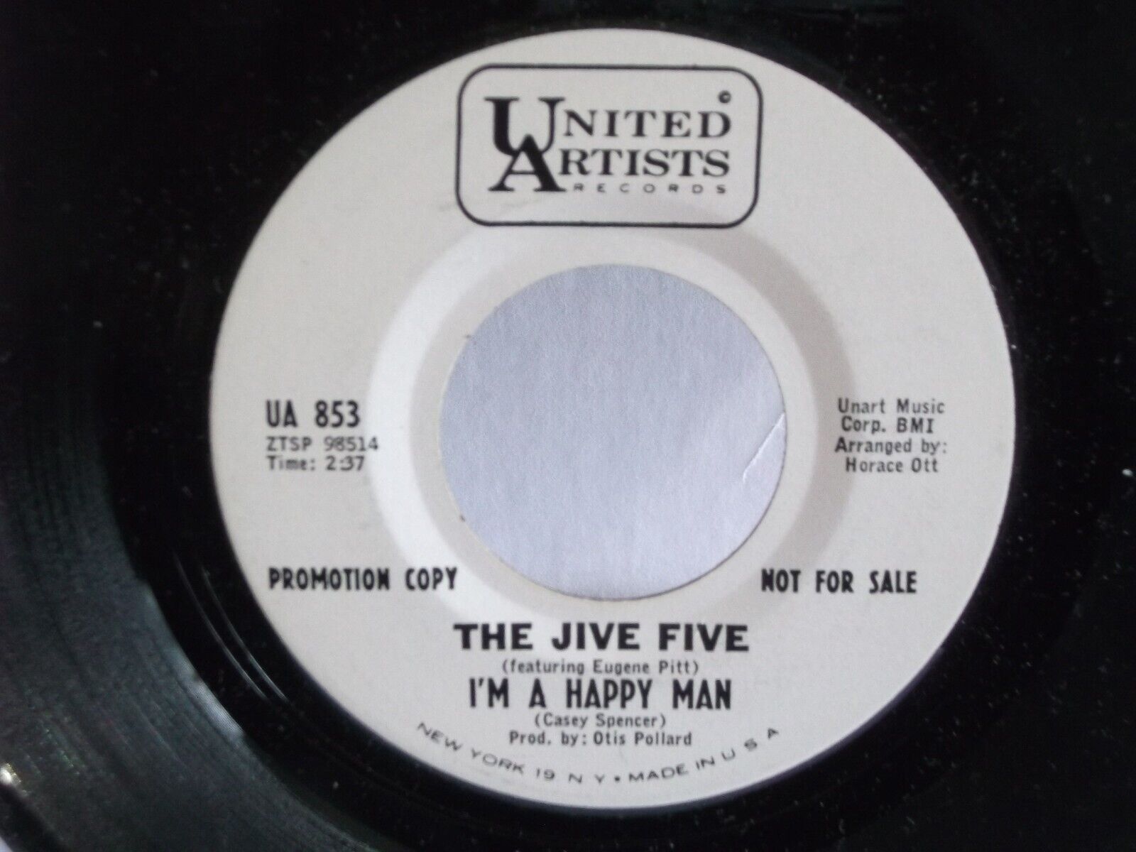 The Jive Five,UA 853,\