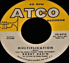 Vintage Record, BOBBY DARIN: MULTIPLICATION, 45 rpm, 1961, Rock & Roll picture