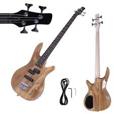 New IB Basswood 24 Frets Electric Bass Guitar Natural Color picture