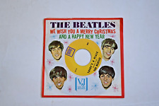 VJ Beatles We Wish You A Merry Christmas Happy New Year 45 Vinyl 21C12 picture