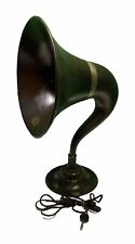 ANTIQUE MUSIC MASTER REPRODUCER HORN RADIO SPEAKER #V50346A - 23” HEIGHT  picture