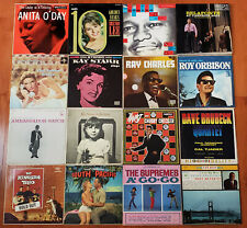 Vintage Vinyl Records mostly 1950s 1960s 1970s from personal collection. Cleaned picture