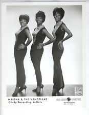 MINT MARTHA AND THE VANDELLAS  vintage 8x10 photo Berry Gordy Recording New York picture