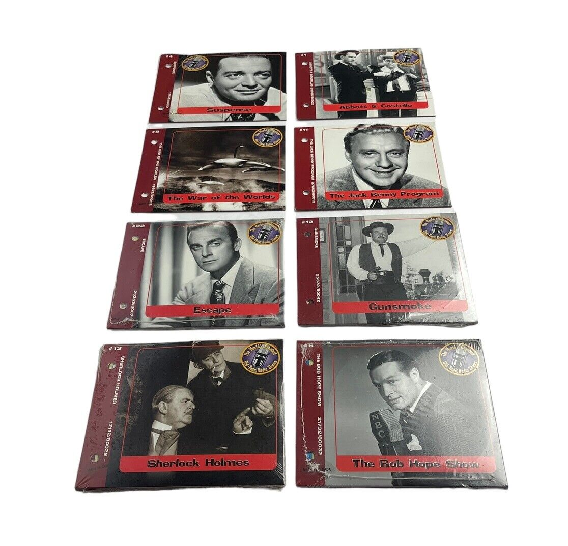 The Worlds Greatest Old Time Radio Shows Lot of 12 CDs Various Shows