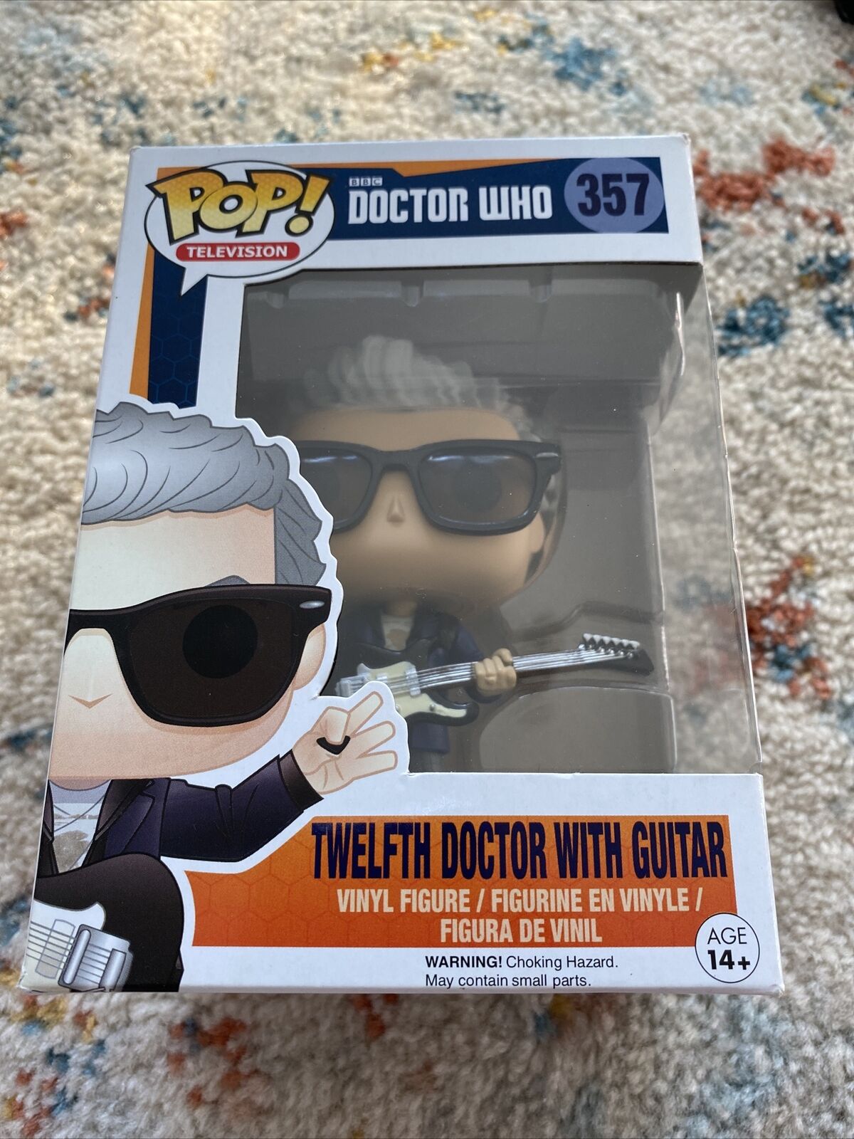 Funko Pop Television Dr. Who Twelfth Doctor With Guitar #357 Vinyl Figurine 