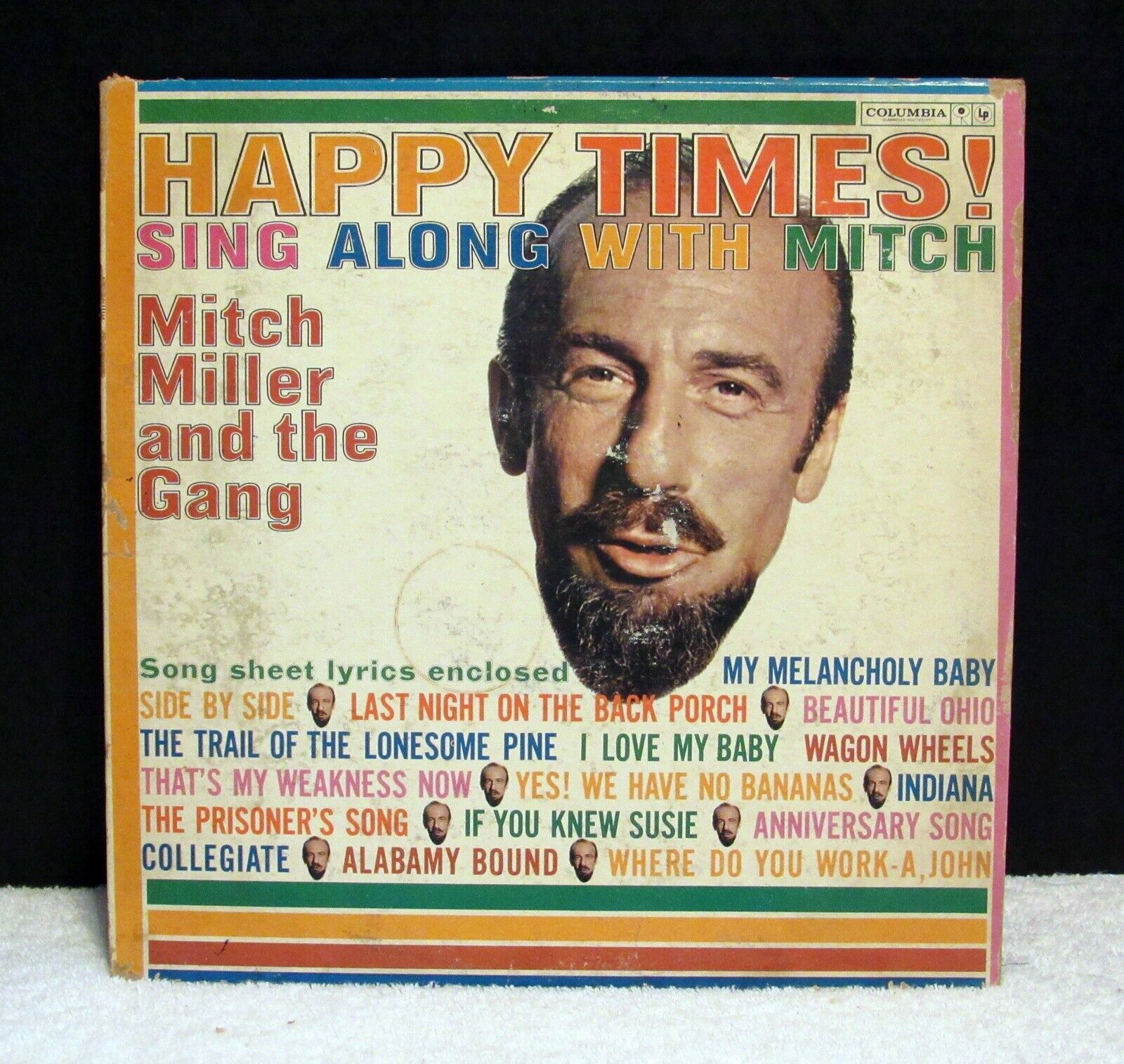 Vintage Happy Times With Mitch Miller 33 1/3 LP Record  