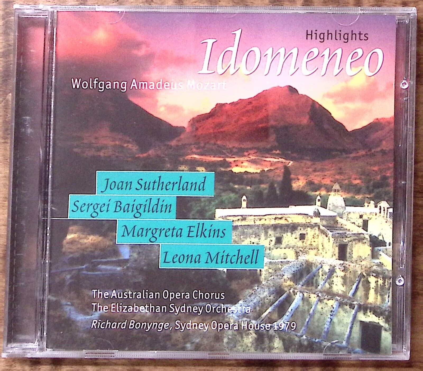 MOZART IDOMENEO HIGHLIGHTS JOAN SUTHERLAND SERGEI BAIGILDIN MORE  CD 3266