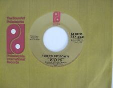 45 rpm Phlladelphia International-The O' Jays/ Time to get down picture