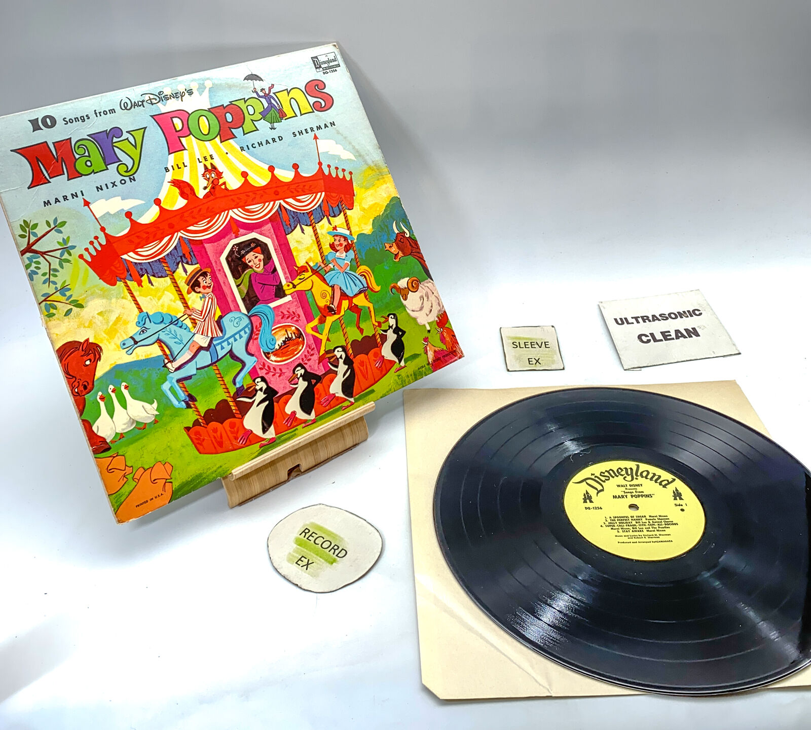 Various - 10 Songs From Mary Poppins 1964 EX/EX Ultrasonic Clean