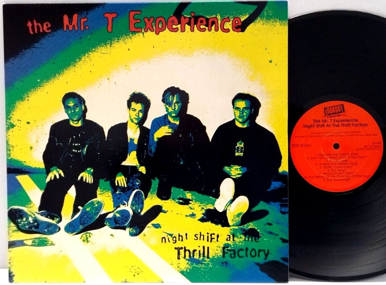 The Mr. T Experience - Night Shift At The Thrill Factory LP 1996 US ORIG Lookout