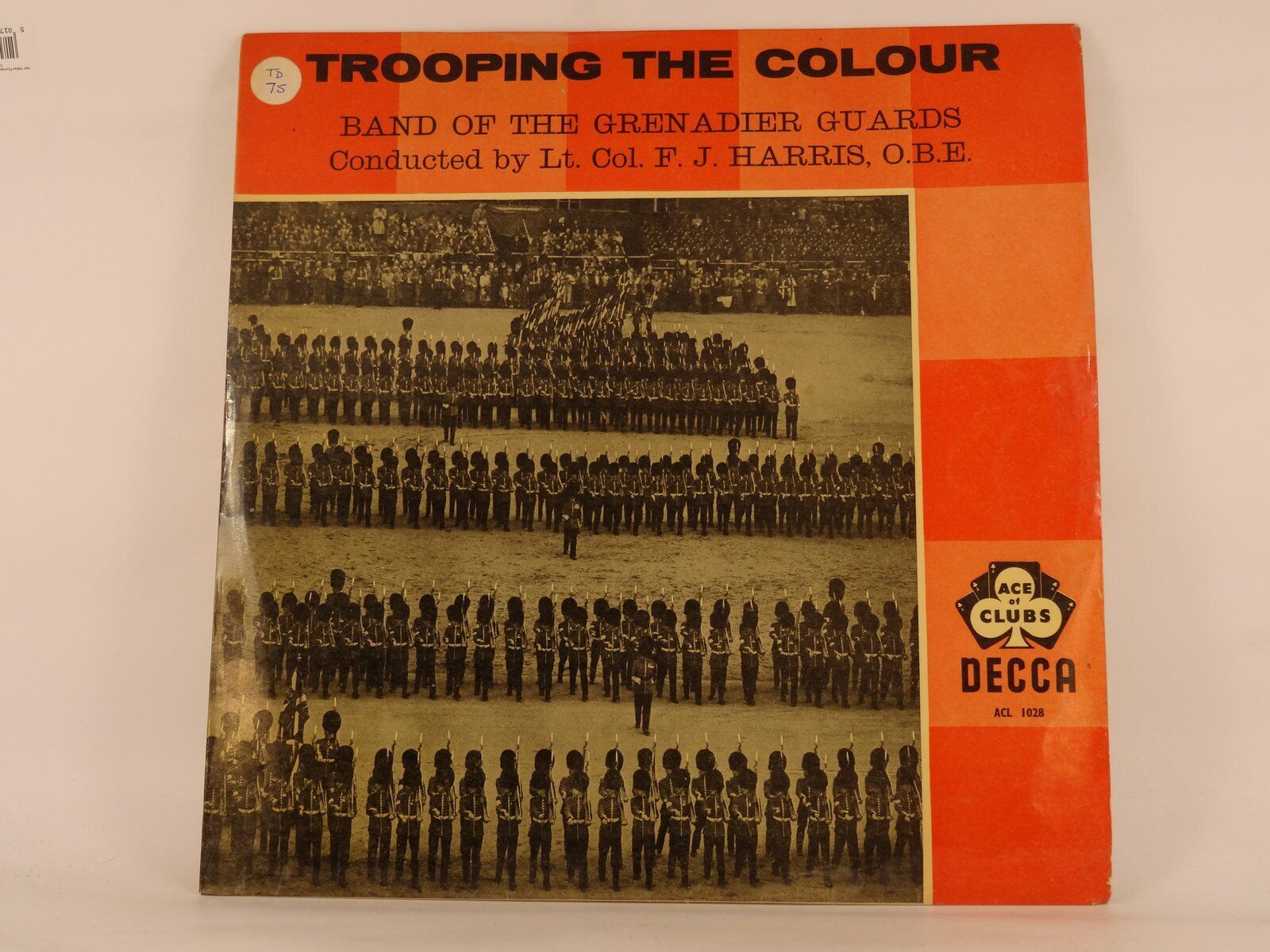 LT COL FJ HARRIS THE CERMONY OF TROOPING THE COLOUR (428) LP ACE OF CLUBS