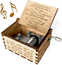 You Are My Sunshine Music Box, Gift for Mom from Son, Wood Laser Engraved Vintag picture