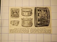  Drums of different kinds for and orchestra  c 1950  picture