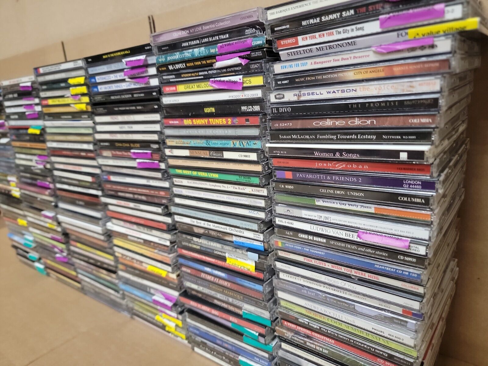 Lot of 50 Assorted CDs MIX ALL Genres Artwork+Case RANDOM BUNDLE Wholesale Bulk