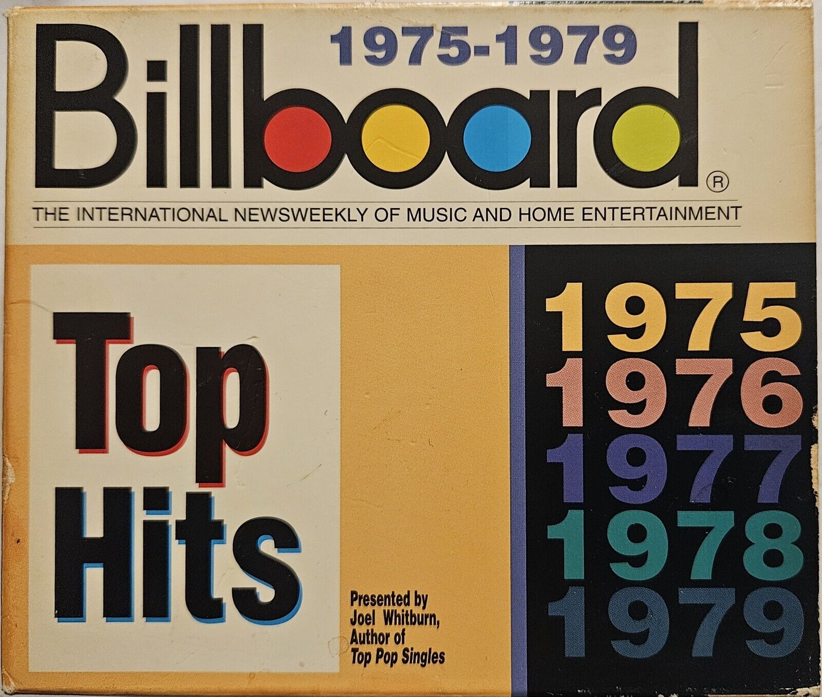 Billboard Top Hits: 1975-1979 [Box] by Various Artists CD 1995 5 Discs NM