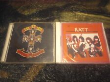 Lot Of 2 CDs Guns N Roses Appetite For Destruction & Ratt Flashback With Ratt picture