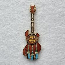 ⭐️ 2006 Hard Rock Cafe Foxwood Guitar Hat Lapel Jacket Pin Pinback picture