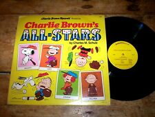 CHARLIE BROWN'S ALL-STARS Charles M Schulz ORIG 1978 vinyl LP w/ LUCY snoopy VG+ picture