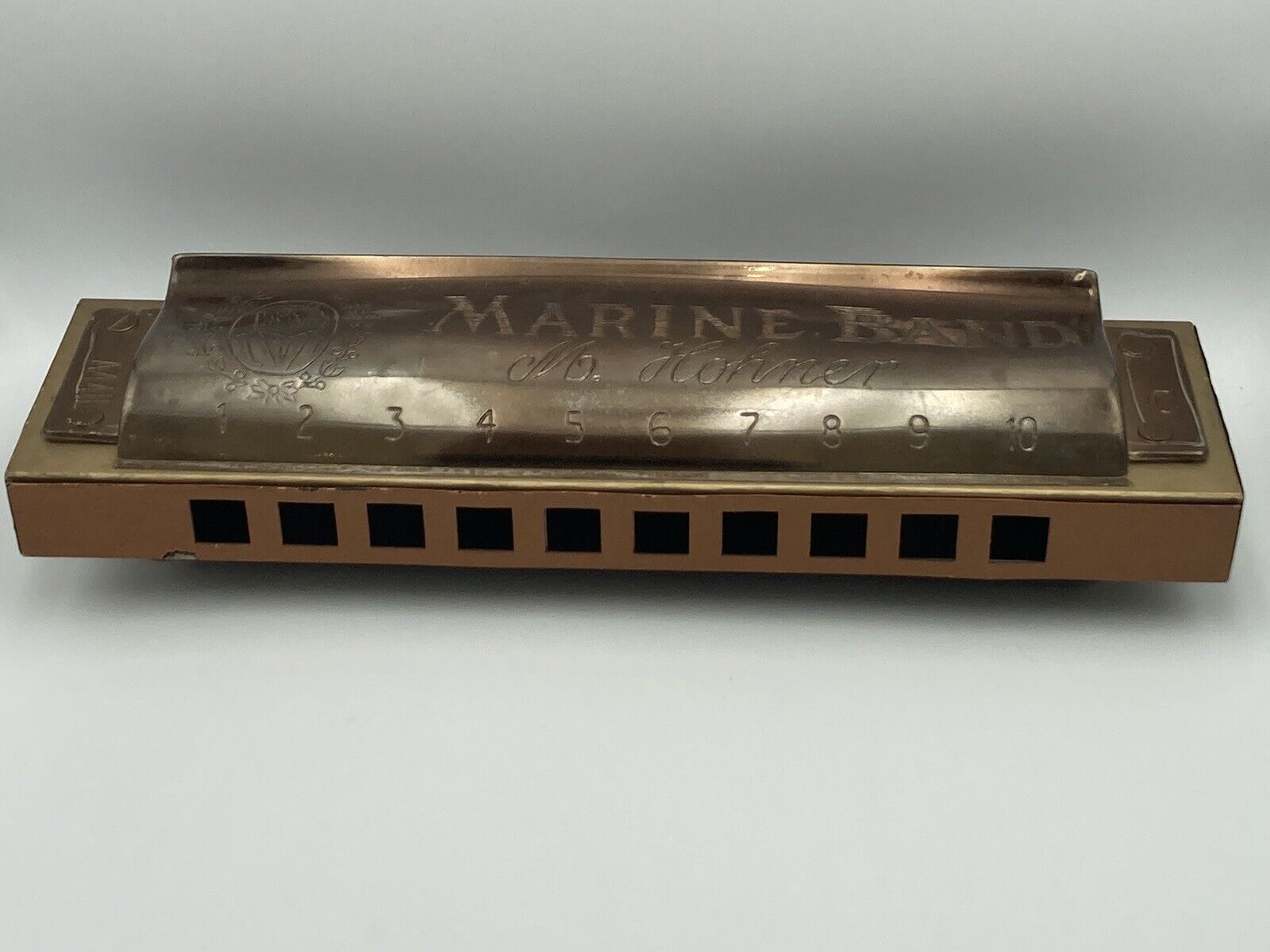 M. Hohner Marine Band Harmonica Sign Store Display 24” Harmonica Rare