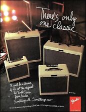Fender Tweed Series guitar amplifier advertisement 1993 original amp ad print picture