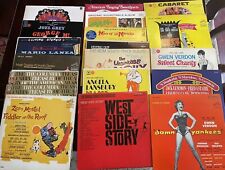 20 Original Musical Vinyl Records, Cabaret, Fiddler on the Roof, Mamie, Folies picture