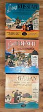 Vintage Living French Language-Italian-Russian Complete Course, 4 Vinyl Records picture