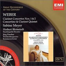 Weber: Clarinet Concerto Nos. 1 & 2 - Audio CD picture