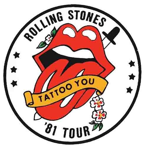 Rolling Stones 1981   Vintage  Style  Travel Decal Sticker
