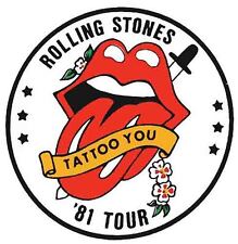 Rolling Stones 1981   Vintage  Style  Travel Decal Sticker picture