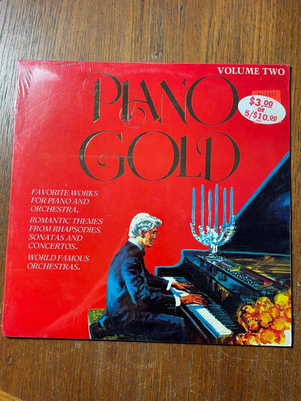 VINTAGE PIANO GOLD VOLUME TWO LP RECORD BRAND NEW SEALED