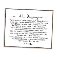 The Blessing, Song Lyrics, Christian Wall Decor, May His Favor Be Upon You,  picture