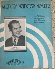 MERRY WIDOW WALTZ UKELELE GUITAR STANLEY MEYER 1935 VINTAGE SHEET MUSIC picture