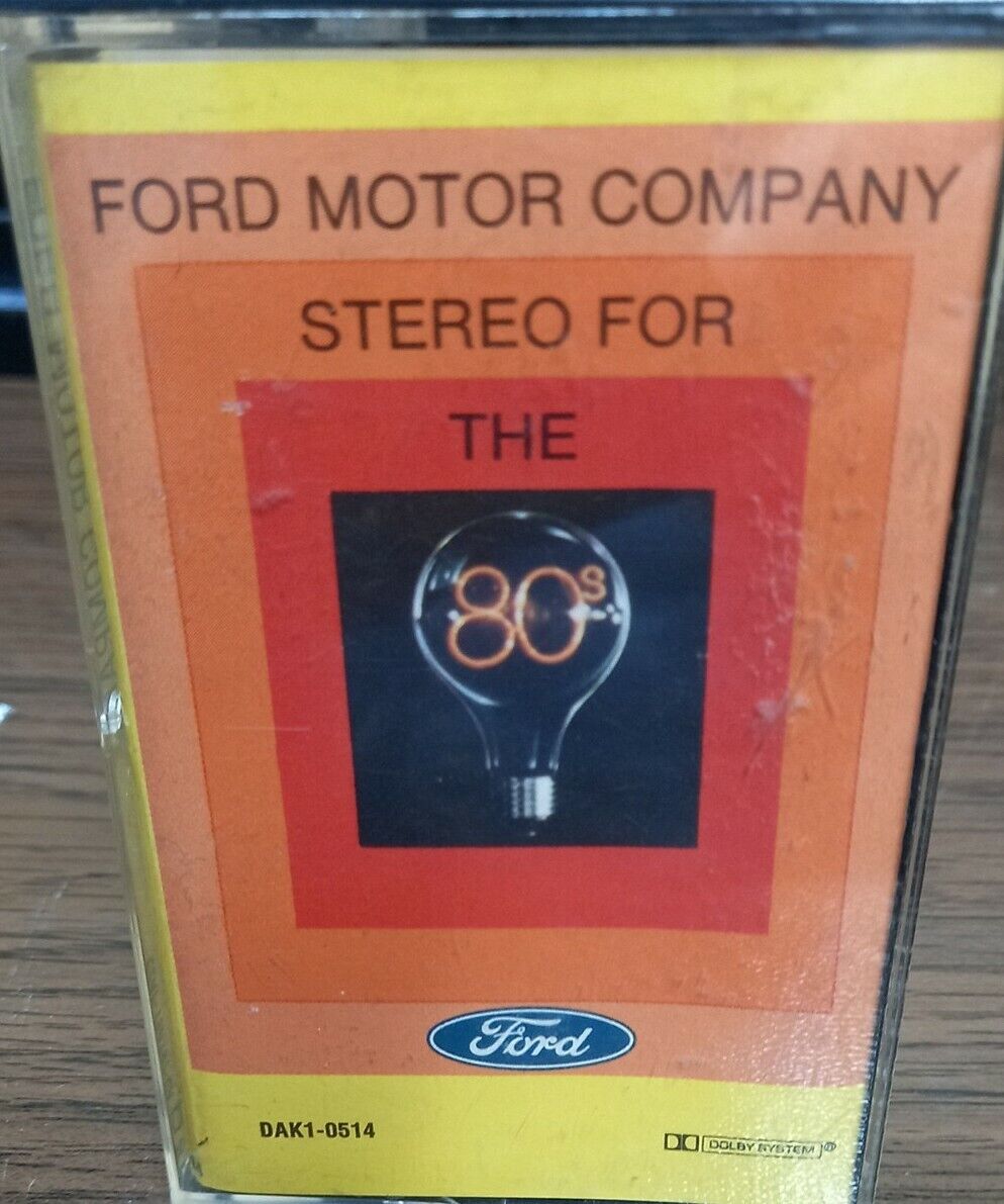 FORD MOTOR COMPANY PRESENTS STEREO FOR THE 80’S 1982 RCA CASSETTE TAPE DAK1-0514