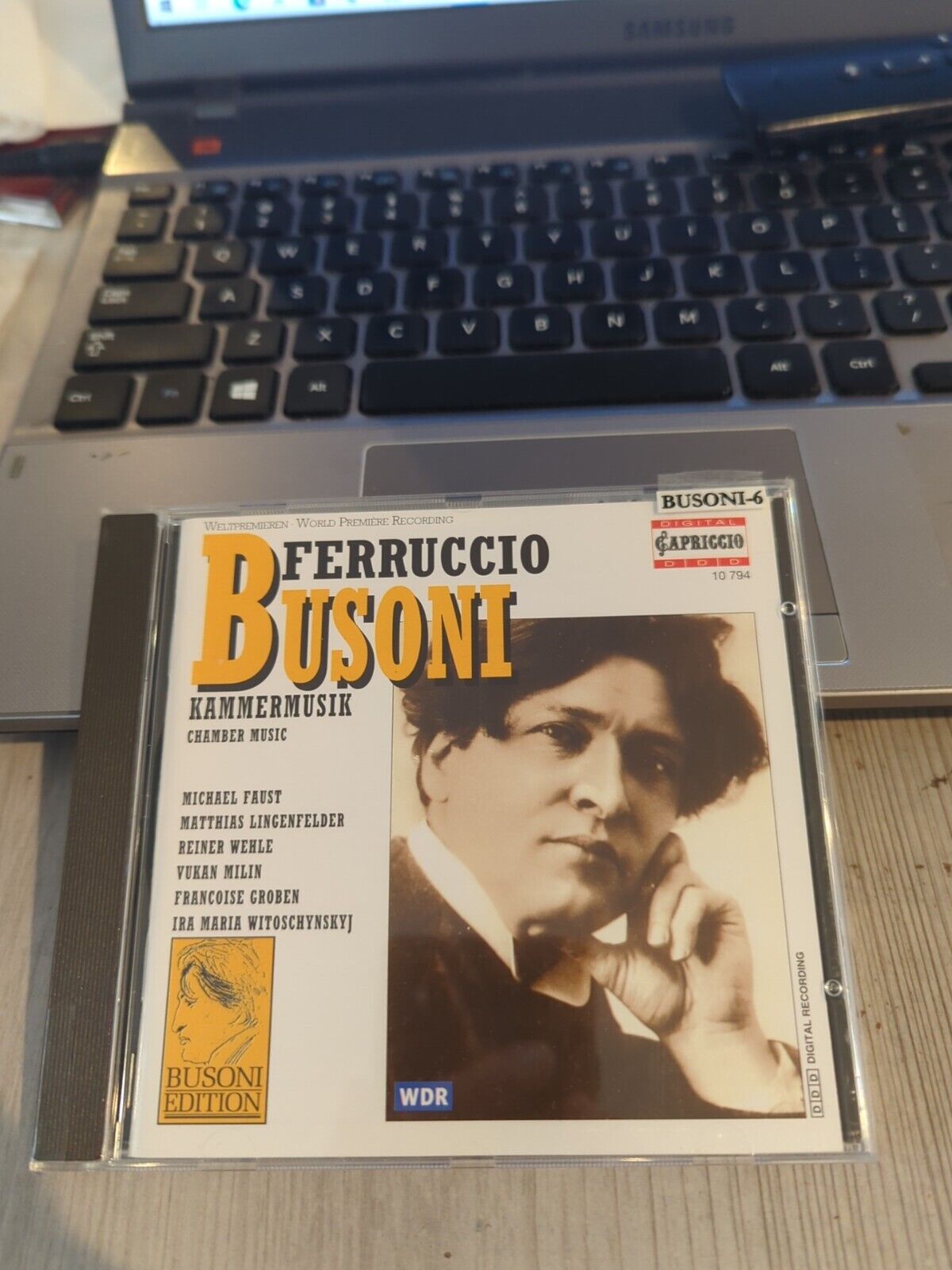 CD 2702 - FERRUCCIO BUSONI - Ferruccio Busoni Chamber Music -