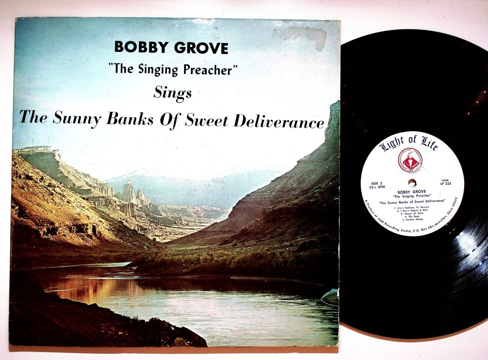 Hamilton OH Ohio Bobby Grove Sunny Banks of Sweet Deliverance Vinyl LP Record