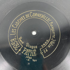 MegaRare PATHE Disque Les Cloches de Corneville  Valse Record phono shellac 11