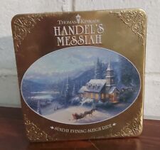 Handel Messiah Collectible Tin Box & Thomas Kinkade Postcards New Factory Sealed picture