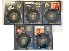 ELVIS PRESLEY RIAA Certified Platinum Records 45s Framed (8.5x11) Lot of 5 picture