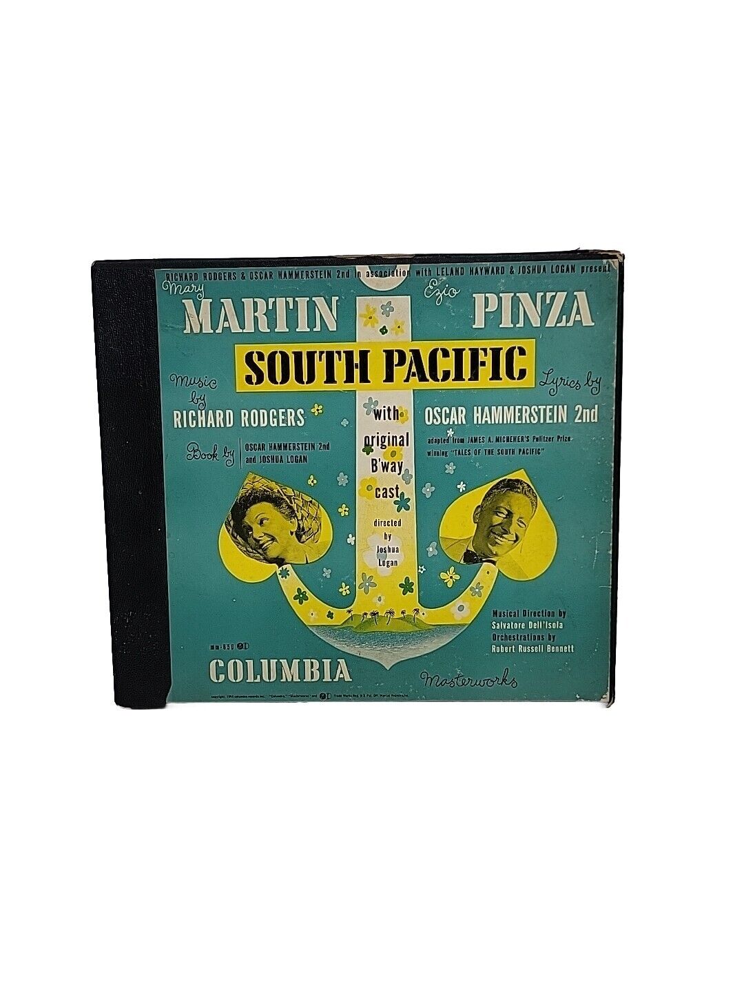VTG 1949 Columbia Masterworks South Pacific Vinyl Box Set 7 Records