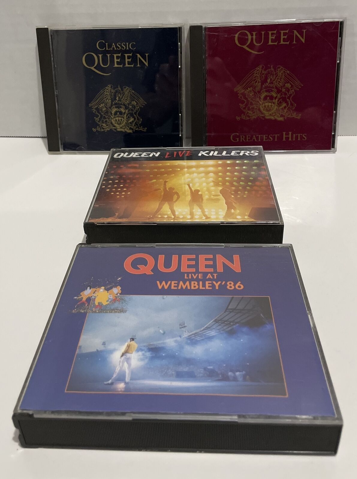 Lot Of 4 - Vintage QUEEN CDs - DISCS ARE IN EXCELLENT CONDITION