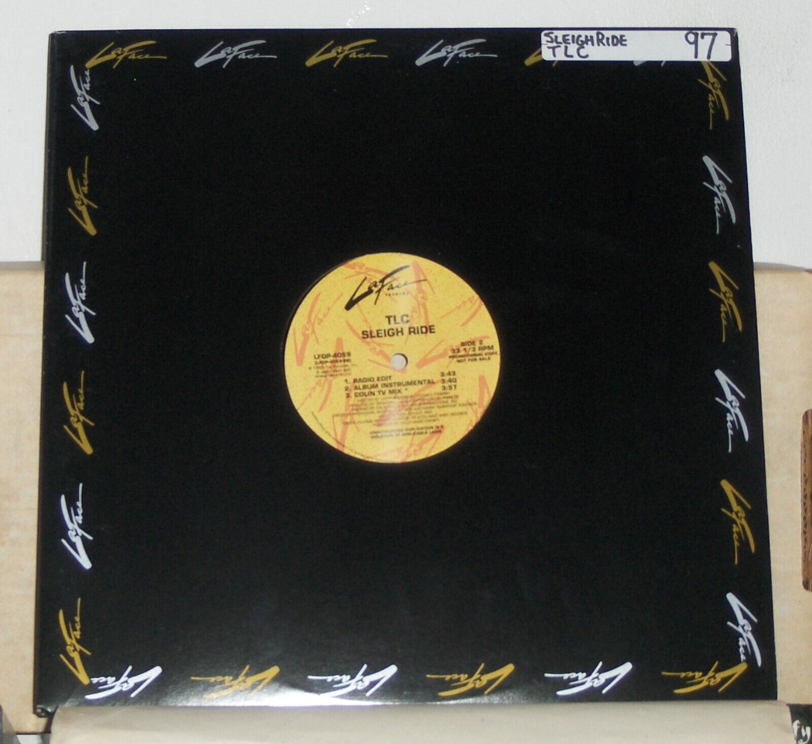 TLC – Sleigh Ride - 1993 Promo Vinyl 12 inch Single Record